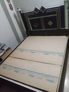 one pc wooden bed available for sale