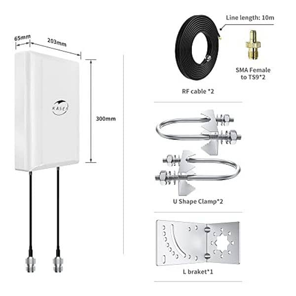 kaser 4g LTE 5g antenna outdoor mimo directional antenna 698-2700 4