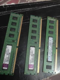 DDR 3 RAM TOTAL 3 PIECE 0