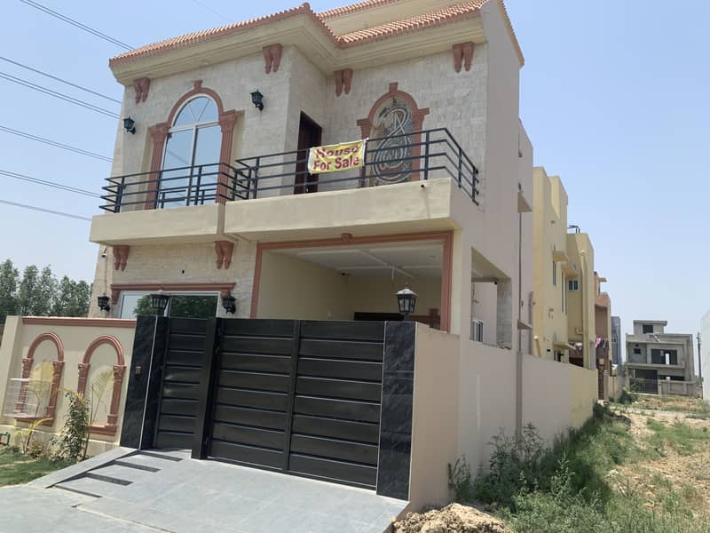 5 MARLA CORNER LOW PRICED BRAND NEW HOUSE IN BLOCK "F" IS UP FOR SALE 2