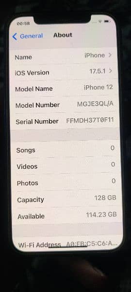 Iphone 12 128gb factory 6