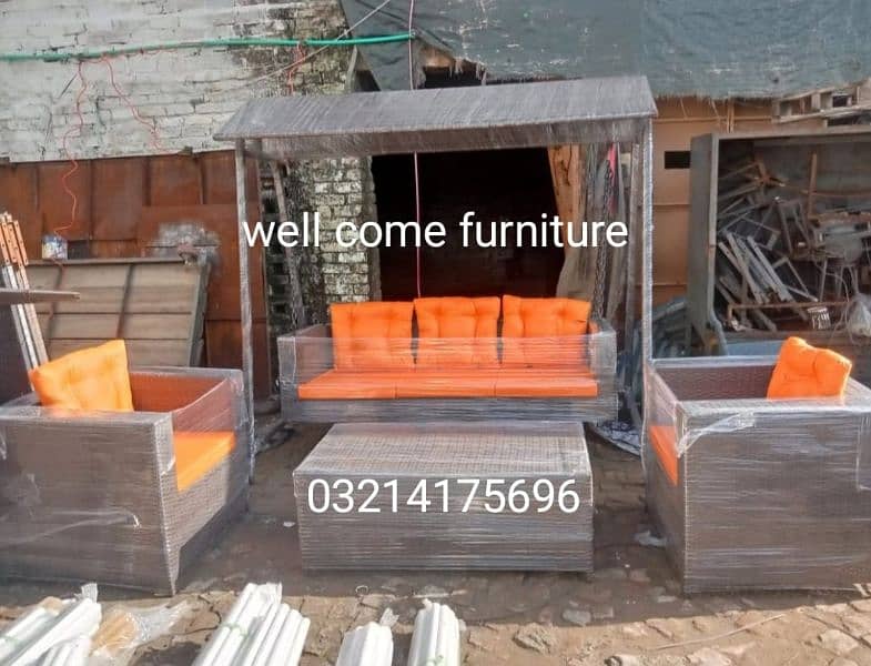 AZADI SALE DISCOUNT SAB KUCHH OUTDOOR GARDEN RATTAN UPVC FURNITURE 13