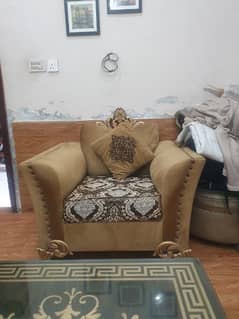 6 seater good condition sofa set 0