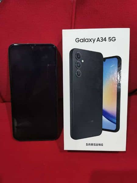 Samsung Galaxy A34 Bilkul Fit Original Condition main hai koi masla ni 2