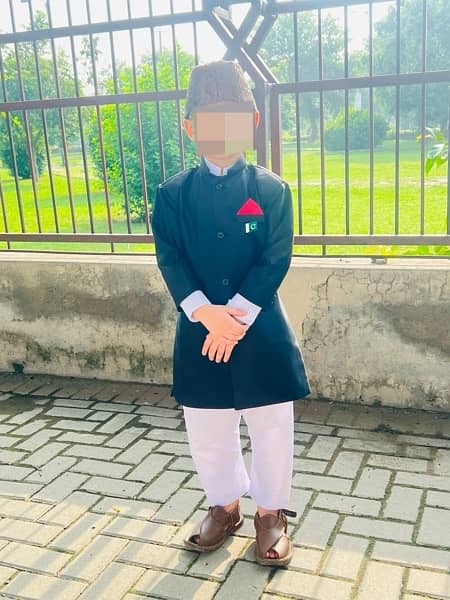 Quaid e Azam Costume, Jinnah Costume, 14 august costume, Quaid Costume 1