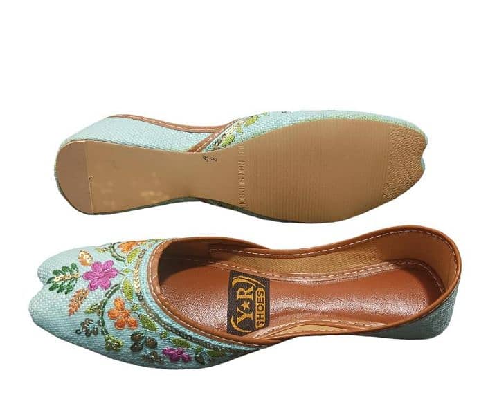 women's PU leather embroidery khusas 2