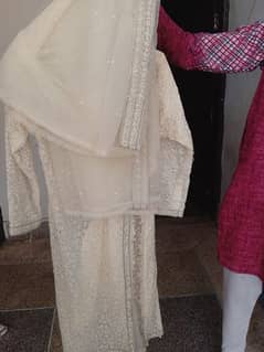 wedding fancy dress condition bilkul thek h trouser py b embroidery ha