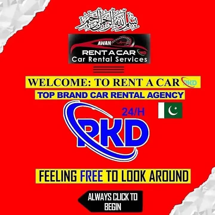 Rent a car Islamabad/Renting Service/Car rental/To all Pakistan 24/7 3