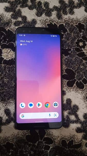 Google pixel 3 ( 4/64 hai non pta hai lakin patch ho jata hai ) 1