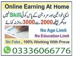 online job available at home / part time job /data entry /assignment 0