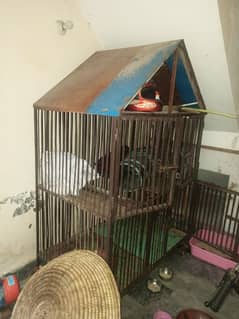 hut shaped 6ft cage with tires for hen