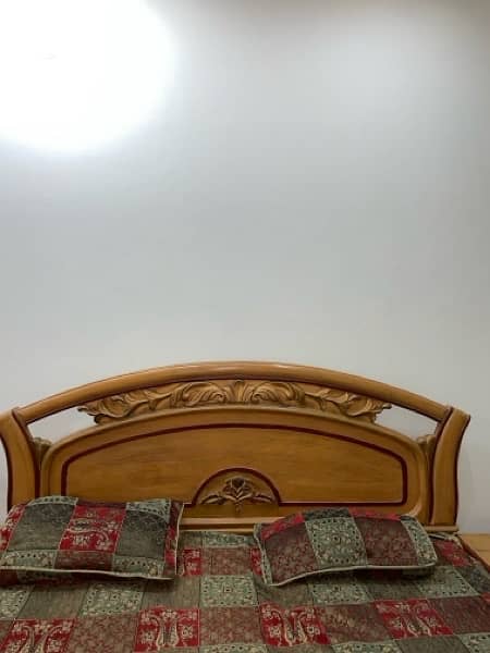 full size wooden bed for sale 2