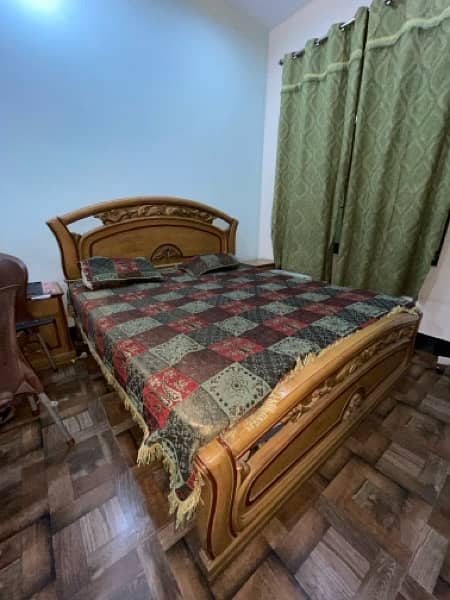 full size wooden bed for sale 3