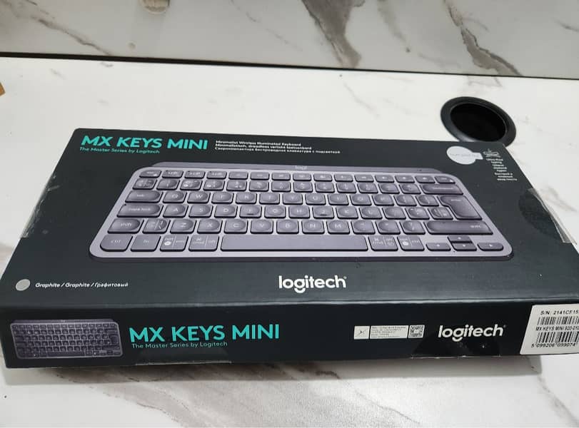 Logitech MX Keys Mini Wireless Keyboard (Graphite) 0