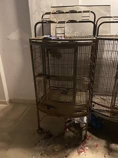 3 big parrot cages each cage 25000 0