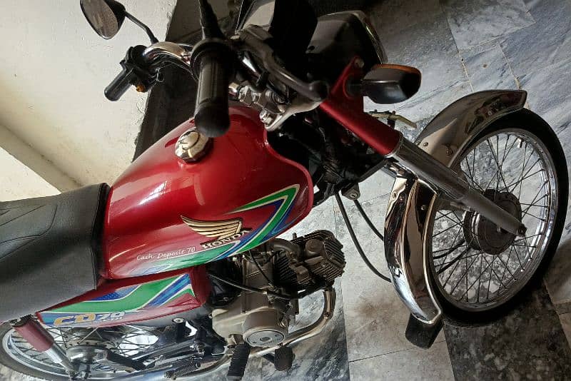 For Sale Honda CD 70 2018 MashaAllah Original Good Condition 3