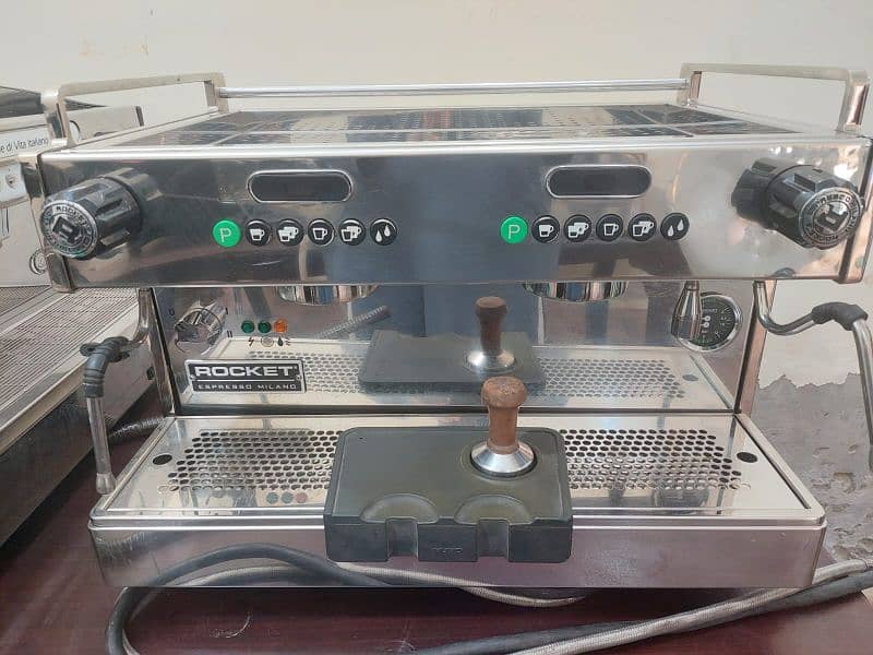 ROCKET BOXER 2 Gr. Head Commercial Coffee Machine 0