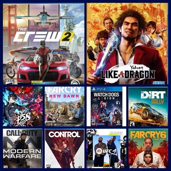 Xbox One , Xbox Series , Ps 5 , Ps 4 All Games Available 5