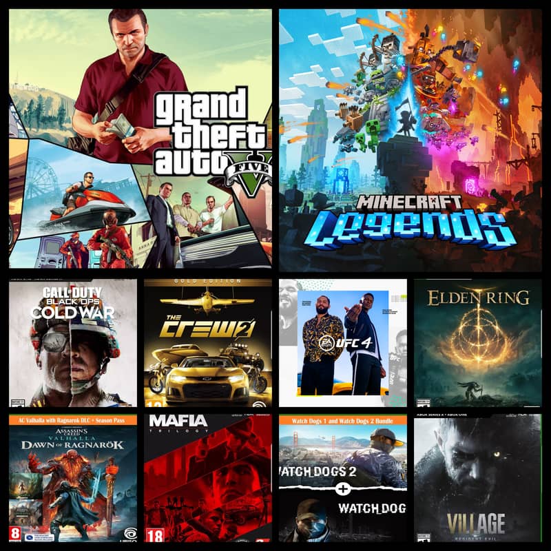 Xbox One , Xbox Series , Ps 5 , Ps 4 All Games Available 10