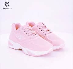 Jafspot Women's Chunky Sneakers (Pink) 0