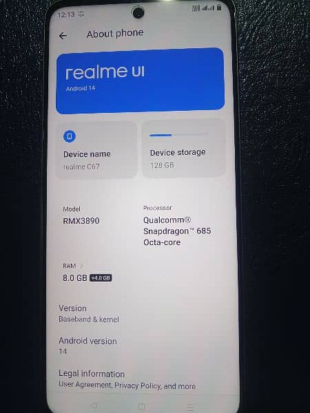 Realme c67 10/10 condition 10 months warranty left 3