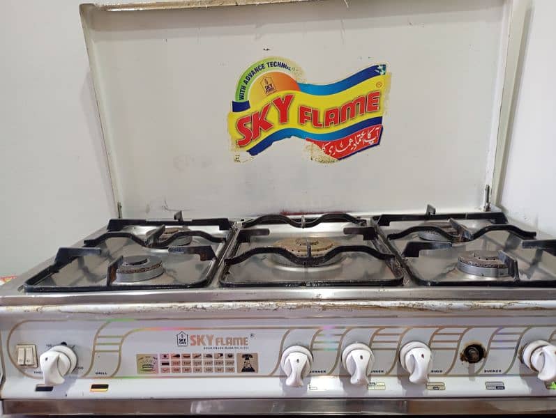 Sky flame Cooking range 5 burner stove 0