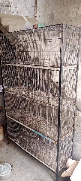 4 portion big cage, birds cage Fisher cage 2