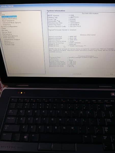 Dell latitude E 4