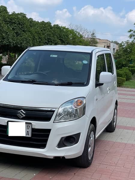 SUZUKI WAGON R 2017 VXL WHITE COLOUR EXCELLENT LAHORE REGISTERED 2