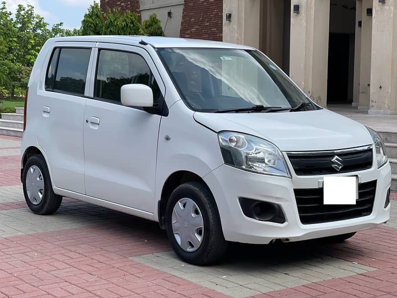 SUZUKI WAGON R 2017 VXL WHITE COLOUR EXCELLENT LAHORE REGISTERED 3