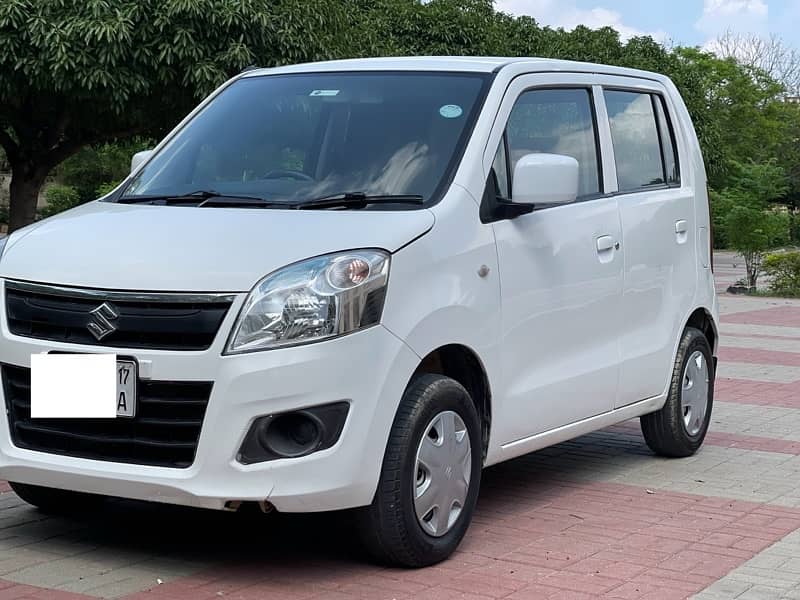 SUZUKI WAGON R 2017 VXL WHITE COLOUR EXCELLENT LAHORE REGISTERED 4