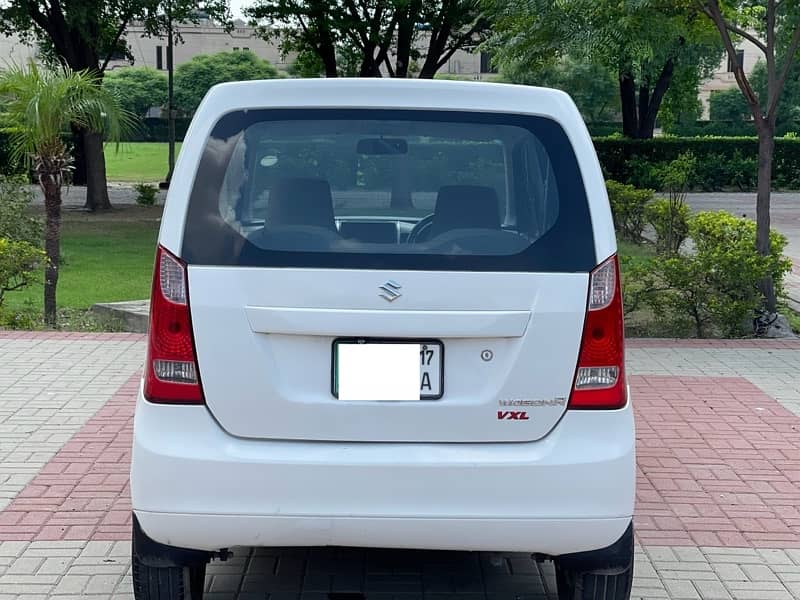 SUZUKI WAGON R 2017 VXL WHITE COLOUR EXCELLENT LAHORE REGISTERED 5