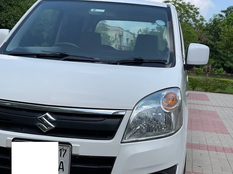 SUZUKI WAGON R 2017 VXL WHITE COLOUR EXCELLENT LAHORE REGISTERED 16