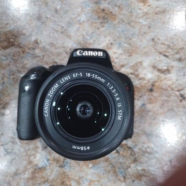 canon 800d with lens 18 55 stm 7