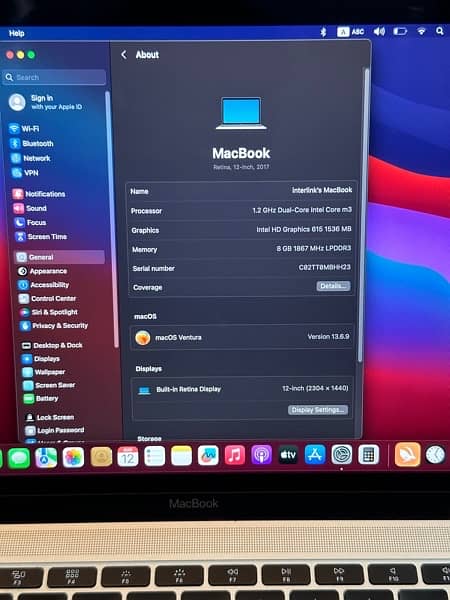 Macbook retina 12” 2017 3