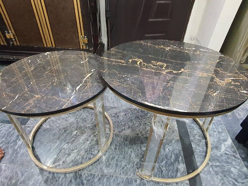 marble style round table/center table/Luxury table/furniture 1