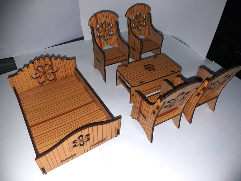 Wooden Furniture Set For Girls, Toys For Kids, Toys For Boys, Toys For 2