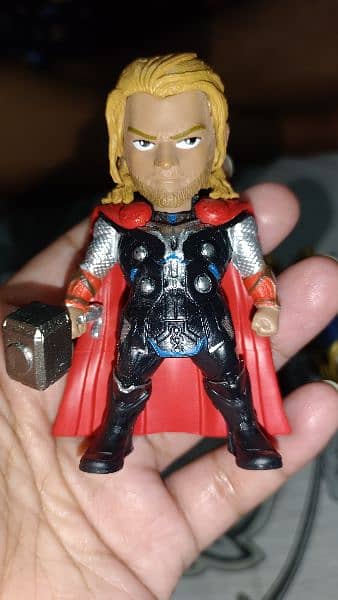 action figures, avengers characters, mini characters 3