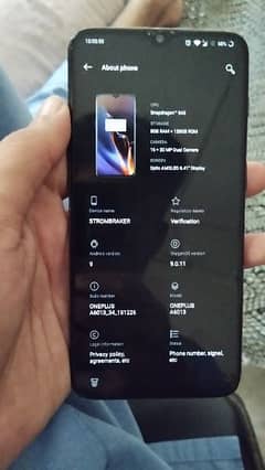 OnePlus 6t Exchange possible 8gb  128gb 0