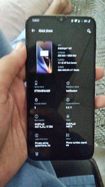 OnePlus 6t Exchange possible 8gb  128gb 8