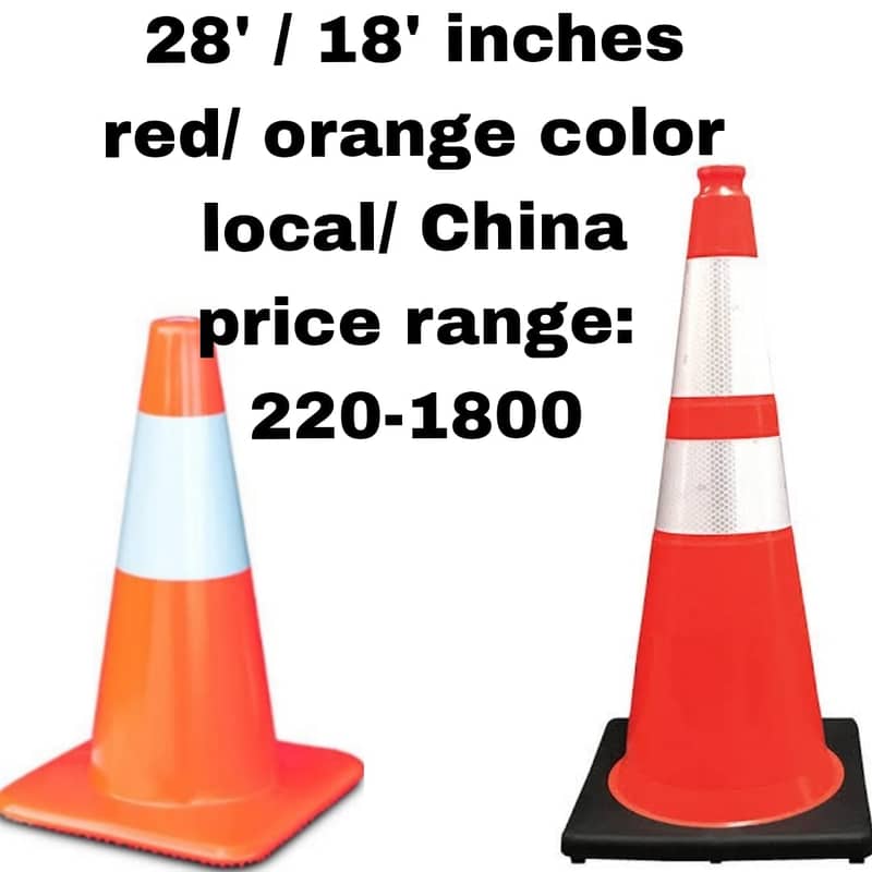 Road Safety Traffic Cones Delineators convex mirror, road studs 1