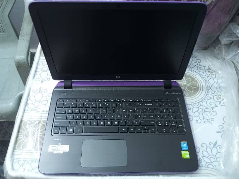 Hp Pavilion15 i3 4th Generation Purple Glittered unique colour 1