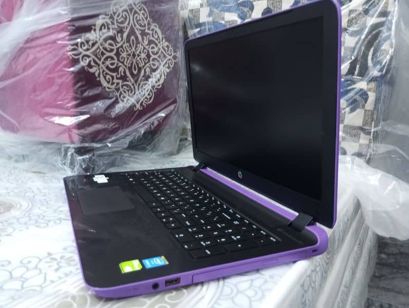 Hp Pavilion15 i3 4th Generation Purple Glittered unique colour 2