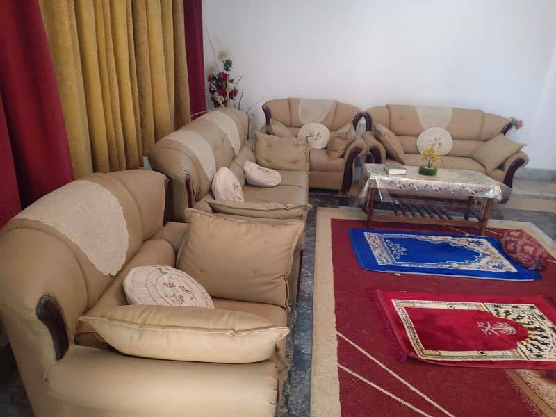 7 seater leather sofa set 1