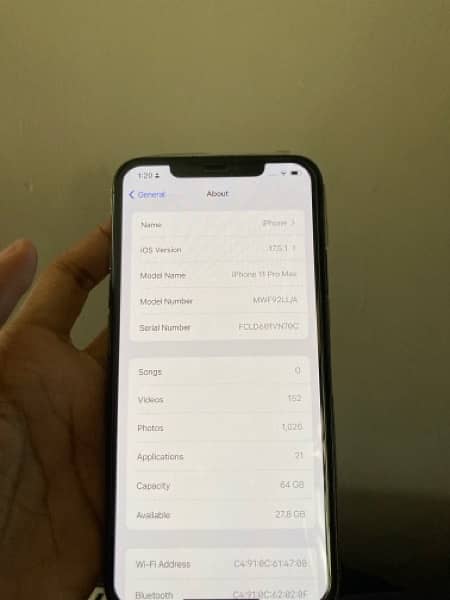 iphone 11 pro max jv non active 8