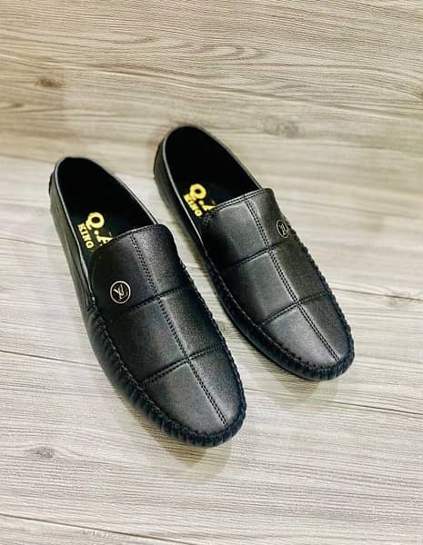 Men's Rexine Comfortable Loafers Black 0