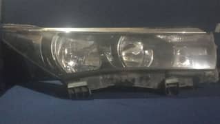 toyota corolla 2017 xli  bumper and head light