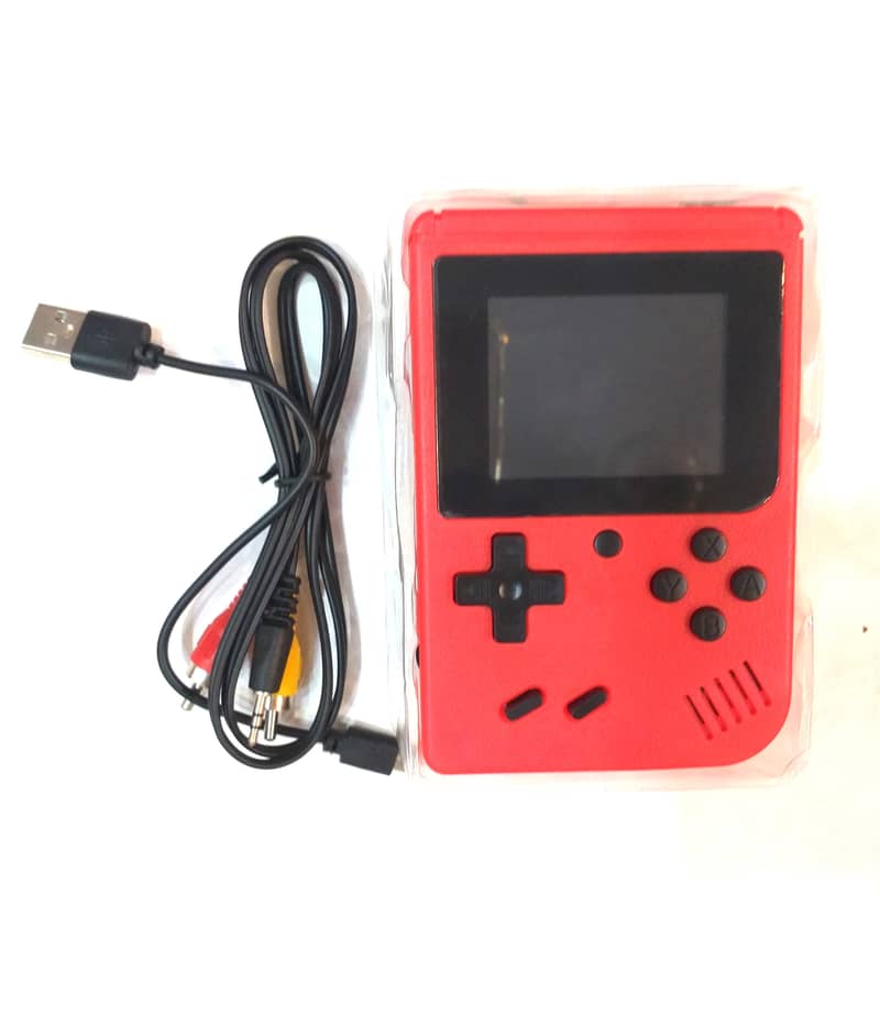 Game Box Plus Handheld Video Game Emulator 400 Games 3" Screen RED 1