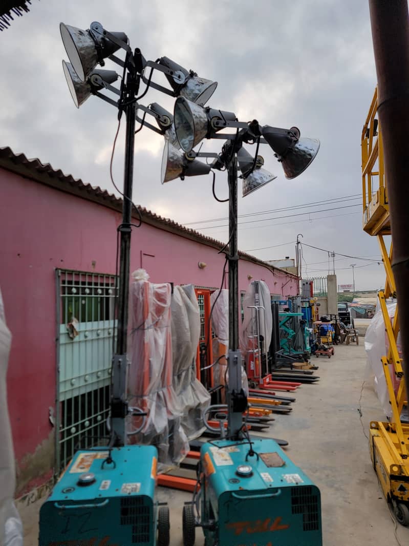 Denyo 3 Kv Tower Light Lighting Tower Generators for Sale in Karachi 7