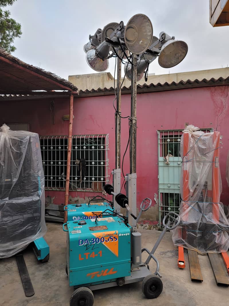 Denyo 3 Kv Tower Light Lighting Tower Generators for Sale in Karachi 8